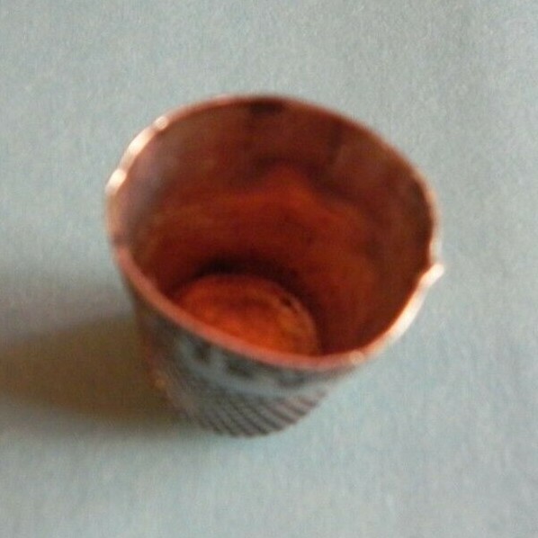 Vintage Sterling Silver Thimble "Anchor" Hallmark