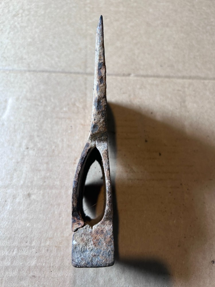 Vintage Hewing Board Axe Head Tool ONLY ?? GREAT FOR DECOR