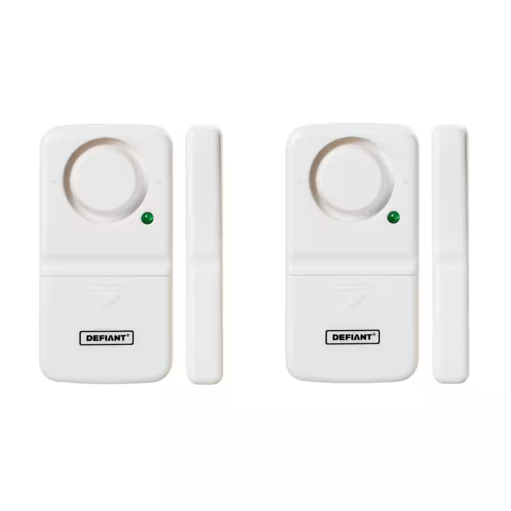 Defiant Wireless Home Security Door/Window Alarm 2-Pack THD-DW2
