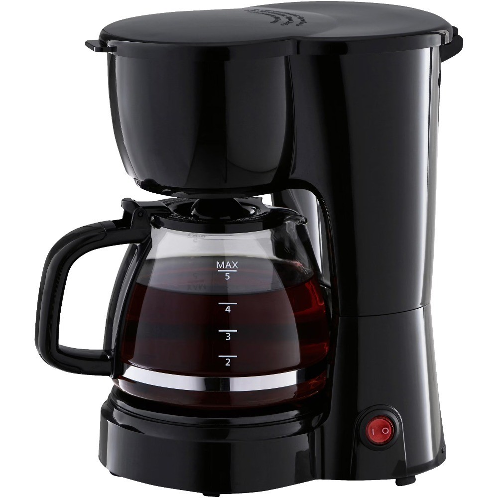 5 Cup Coffee Maker Machine, Black, Drip Coffee Brewer
