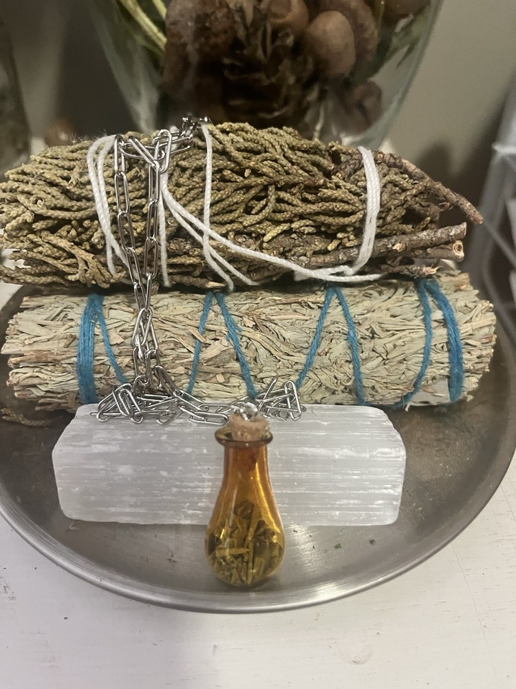 Magic Potion Bottle Pendant And Necklace