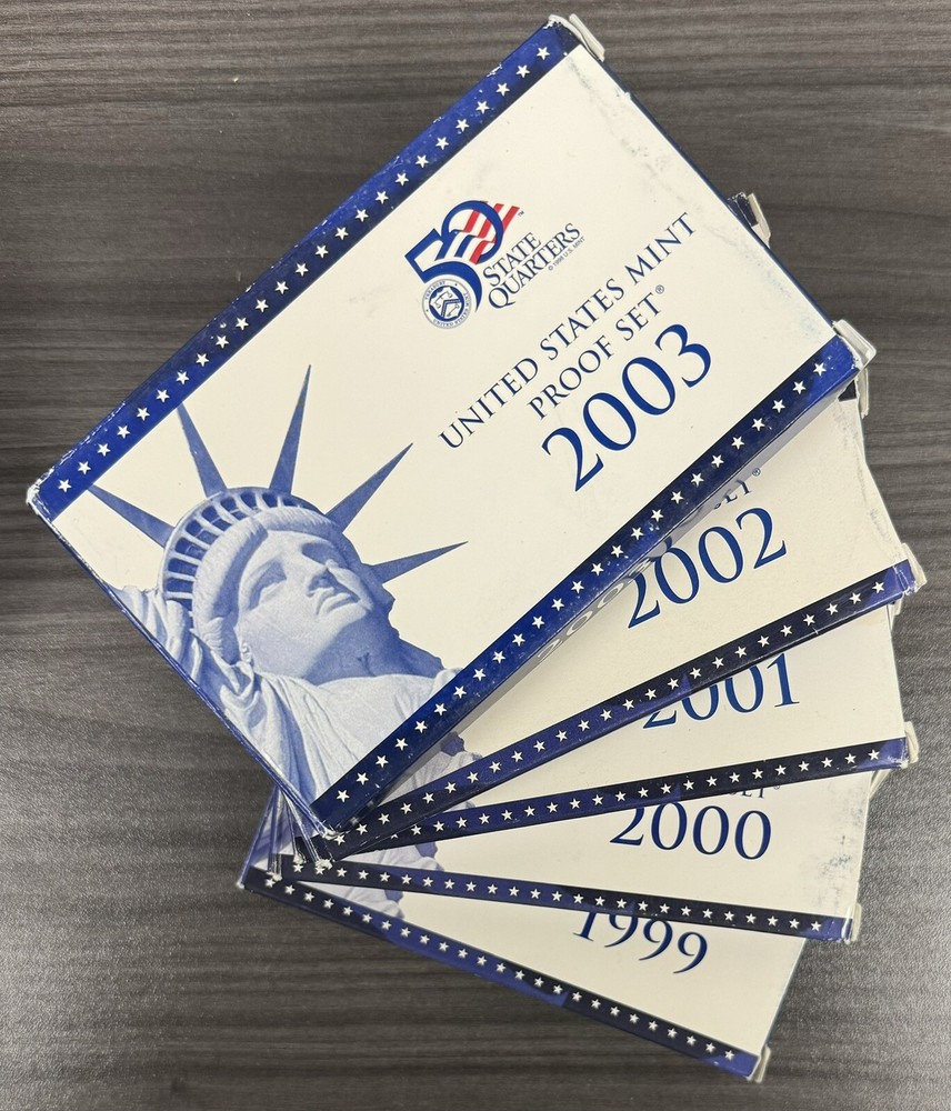 1999 - 2003 S Proof Sets 5 Sets (MC)