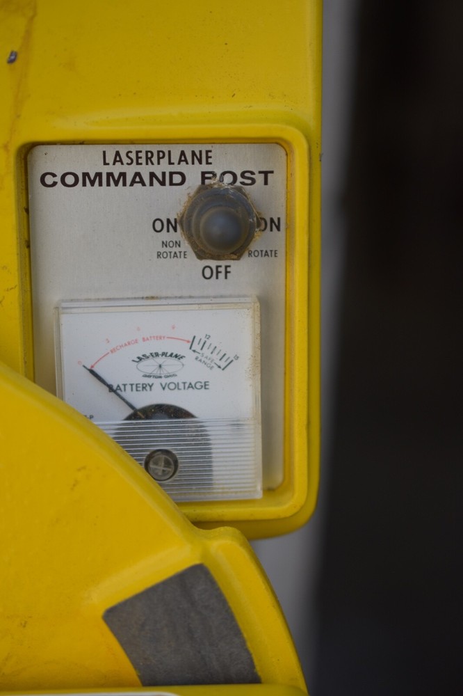 laser plane command post alignment