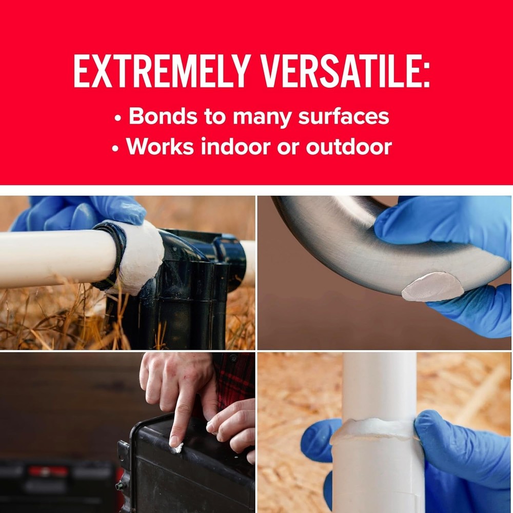 2 oz WaterWeld Epoxy Stick - Fast Curing, Underwater Repair Solution, Off White
