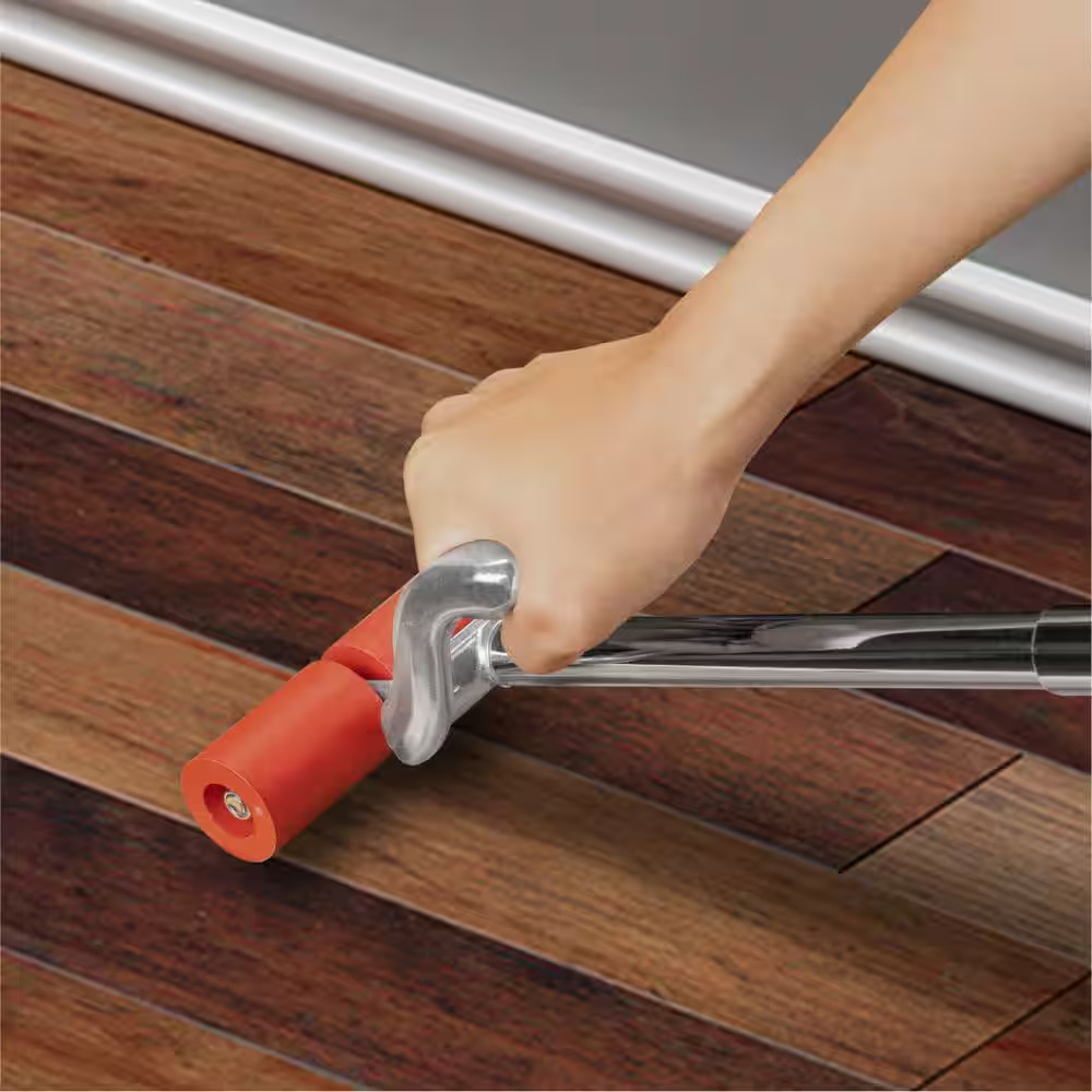 POWERTEC Extendible Roller Heavy-Duty Die-Cast Leverage Handle 27 in. Depth