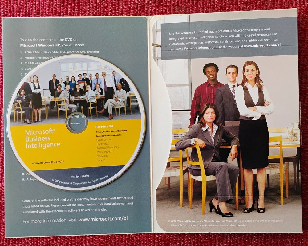 Microsoft Business Intelligence on CD