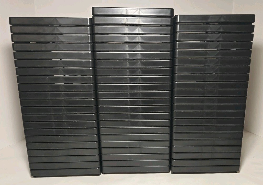 VTG 90's modular CD Storage slots 64pc Rack Tower Pop Out, Detachable, Stackable