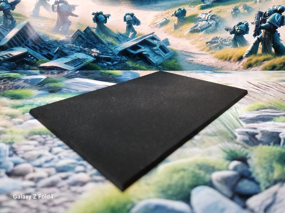 1 x 150 x 100mm Rectangle Plain Blank Base 28mm Scale War Gaming Terrain