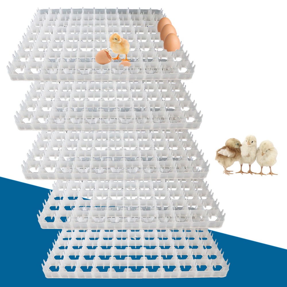 5*Egg Hatching Incubator Trays Chicken Pheasant Duck 88 Egg Plastic Holder
