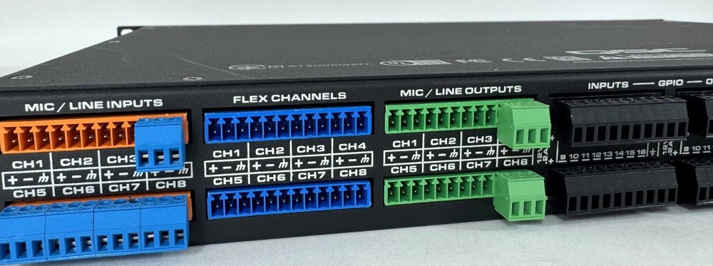 QSC Q-SYS Core 110f USB/Flex Channel Rack Mountable Digital Signal Processor