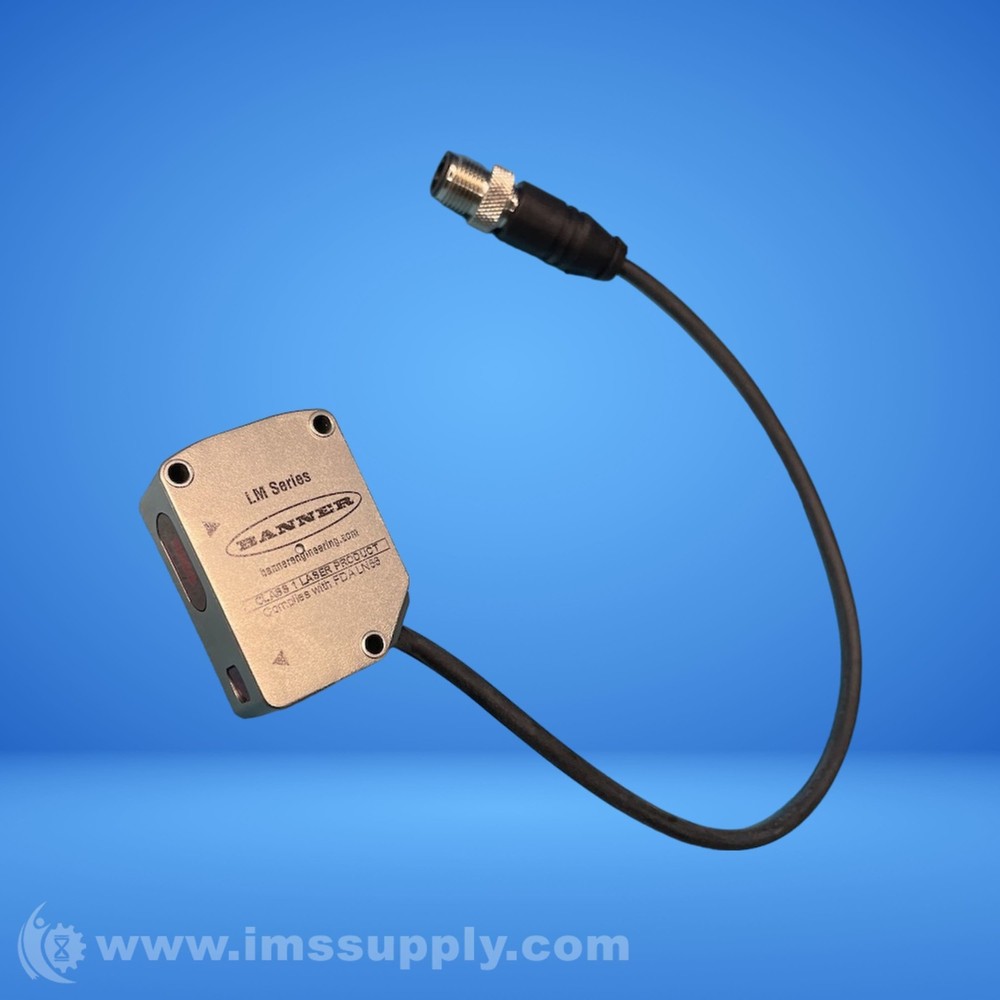 Banner Engineering Corp. LM80KIQP Laser Displacement Sensor USIP