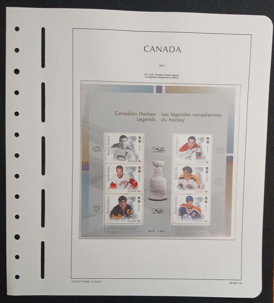 2017 Canada Year Set On Lighthouse/Leuchtturm Hingless Pages