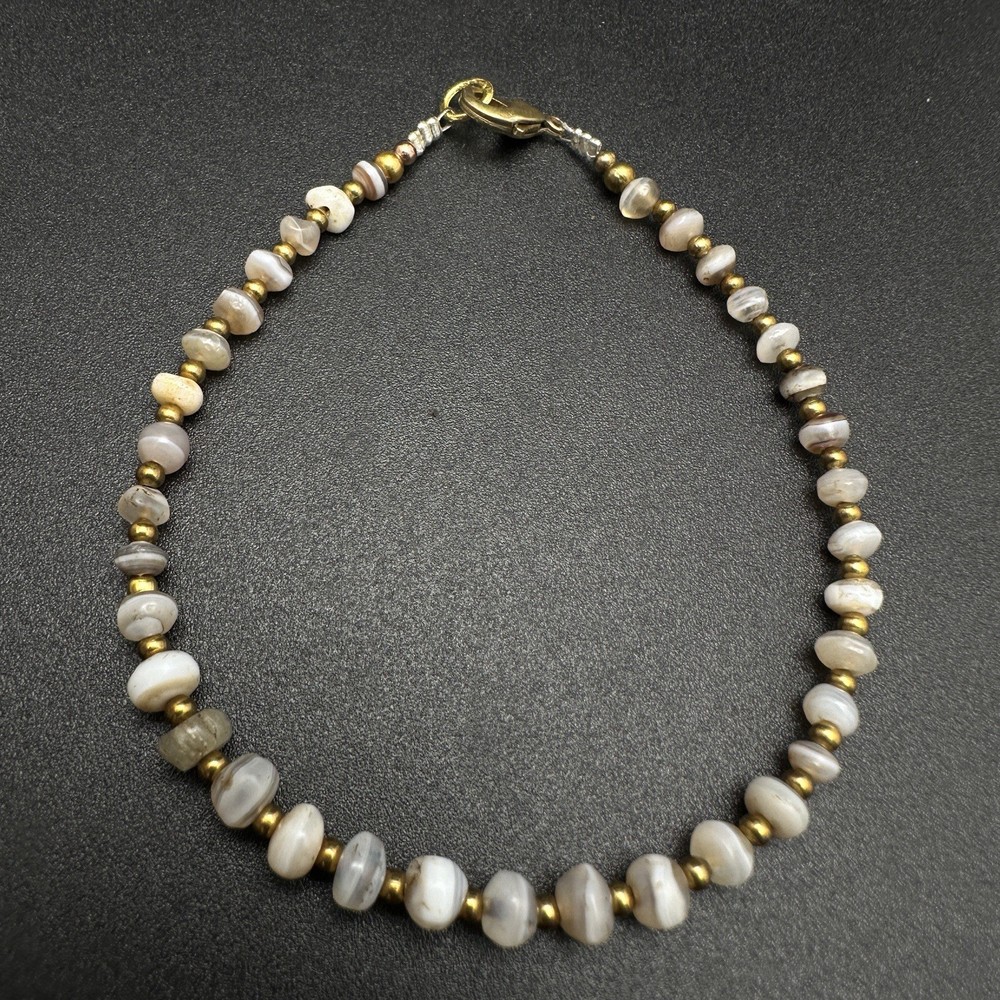 Ancient Old Soleimani Agate Beads Bracelet