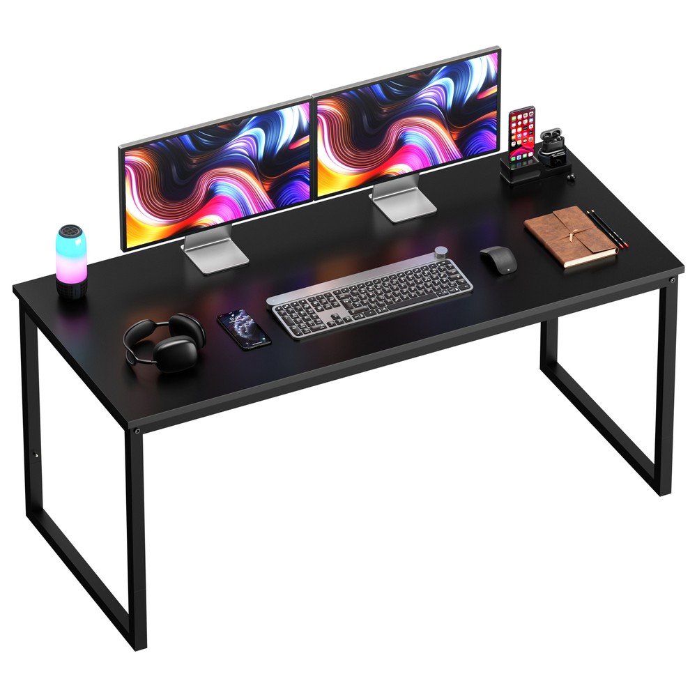 Computer Desk 55" Large Office Writing Desk PC Laptop Study Table Workstation