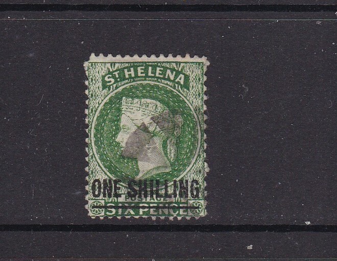 St. Helena - SG 26 - used - 1876 - 1s deep green