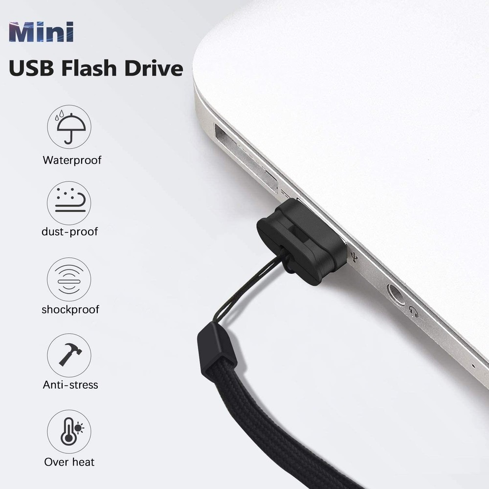 5 PCS 32GB USB 2.0 Flash Drive Memory Stick Super Tiny Pendrive USB Data Storage