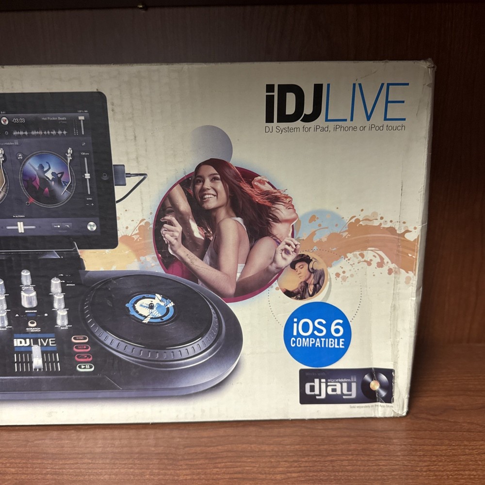 Used Numark IDJ Live: Turntable mixer / DJ controller (for Iphone / Ipad / Ipod)