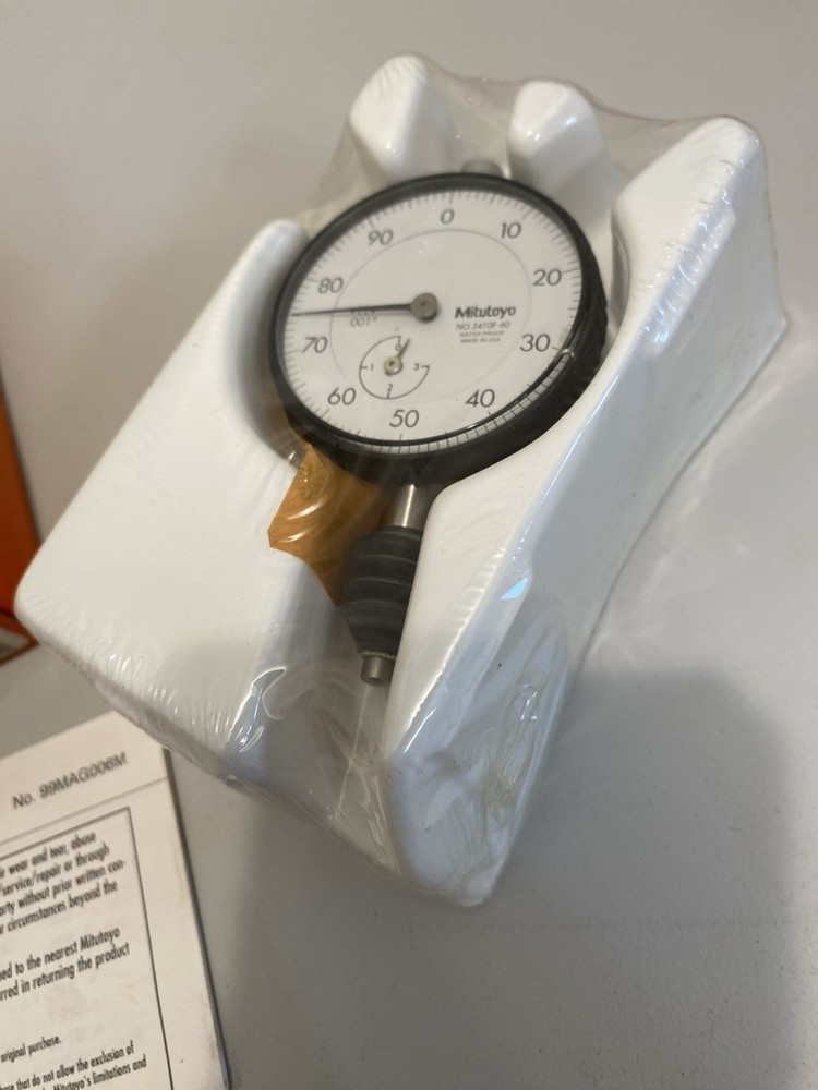 Mitutoyo 2410F-60 Precision Dial Indicator .001” X .25”