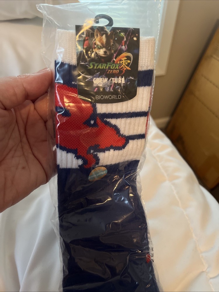 Nintendo Star Fox Zero Crew Socks vintage Men’s (a47)