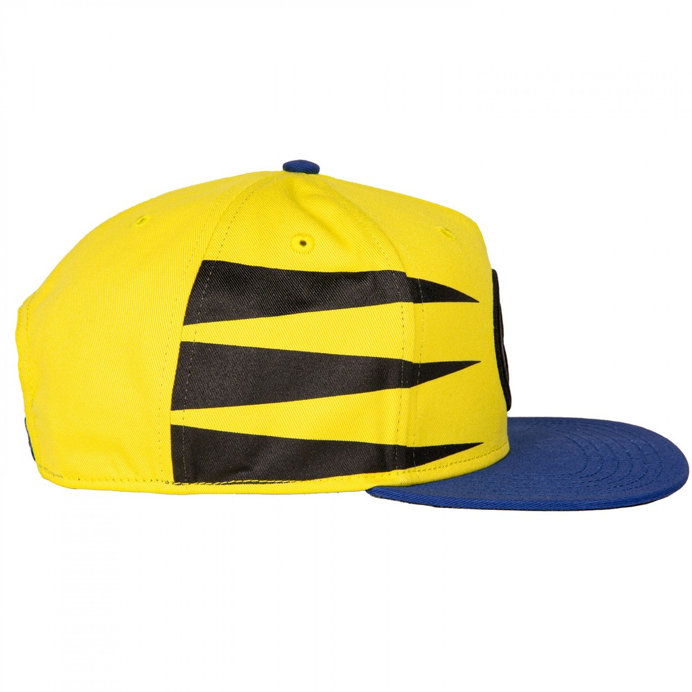 X-Men Wolverine Under Bill Art Flat Brim Hat Multi-Color