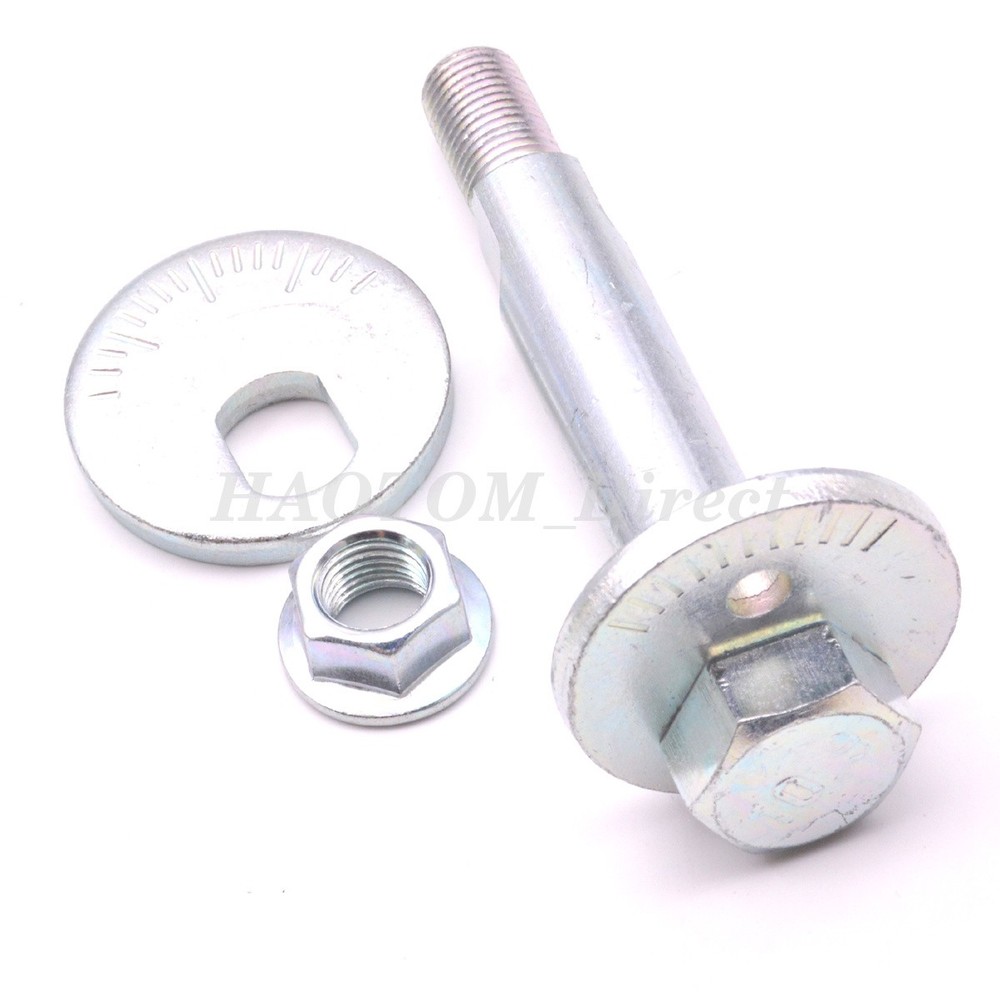 2Pcs Eccentric Alignment Camber Bolt MR418739 for 2001-2006 Mitsubishi Montero
