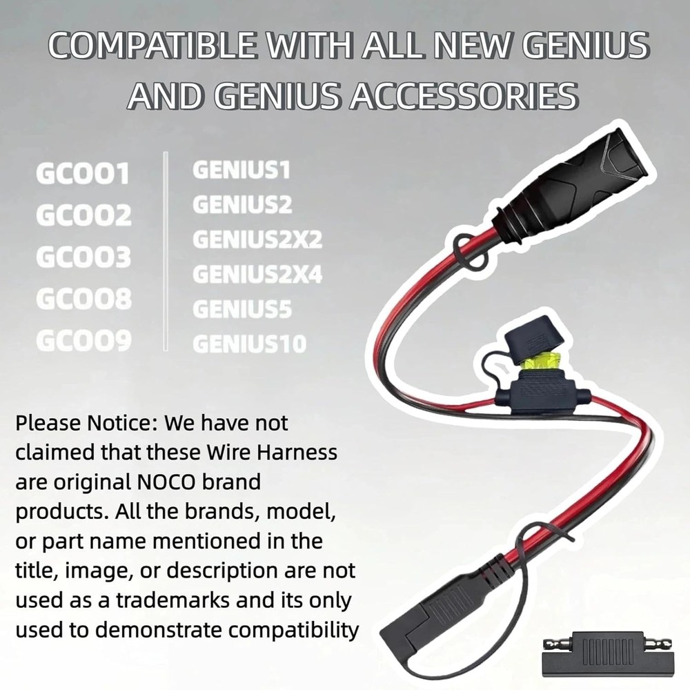 Adapter Connection Components Compatible with NOCO Genius 5 GC009 Intelligent Ba