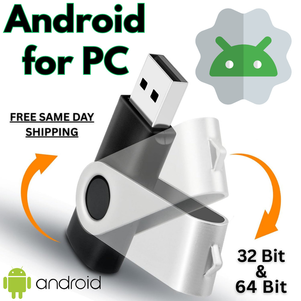 Android for PC | Run Android on your PC | Replace Windows Computer | USB or DVD