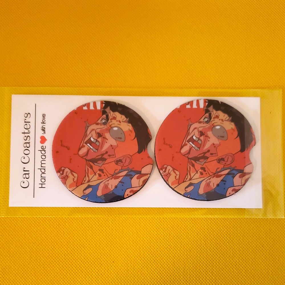 Invincible car coasters