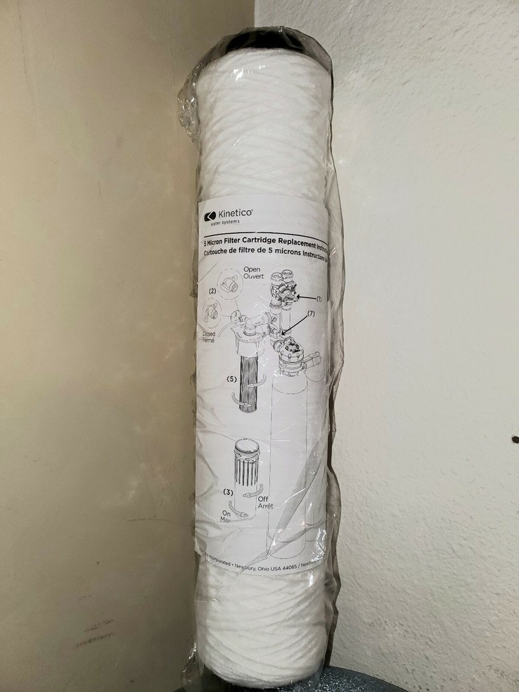 KINETICO 12564A WATER PRE FILTER 16" LARGE 5 Micron  Softener Mach Super Kit