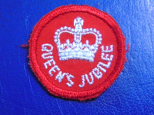 QUEENS SILVER JUBILEE patch 1977