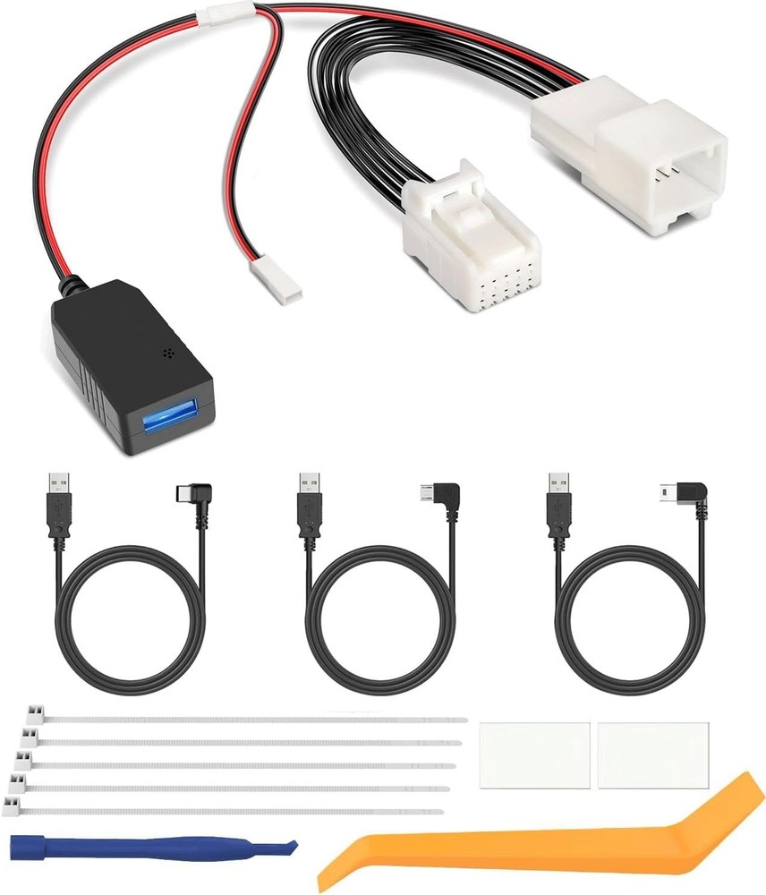 Reliable DashCam Power Adapter with USB Output for Select Subaru & Lexus Models