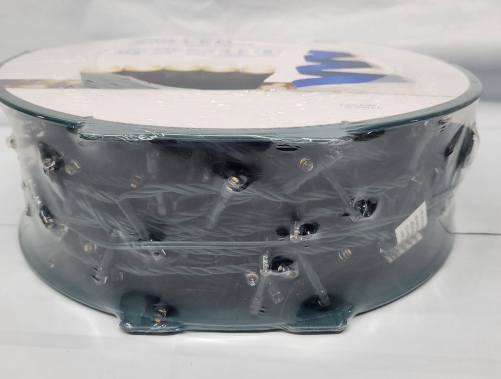 Ge Staybright Micro Bright 600ct LED Warm White Dome String Lights 124 Ft Spool