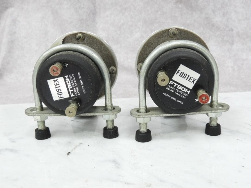 FOSTEX FT90H Horn Super Tweeter Pair Working & Tested JP