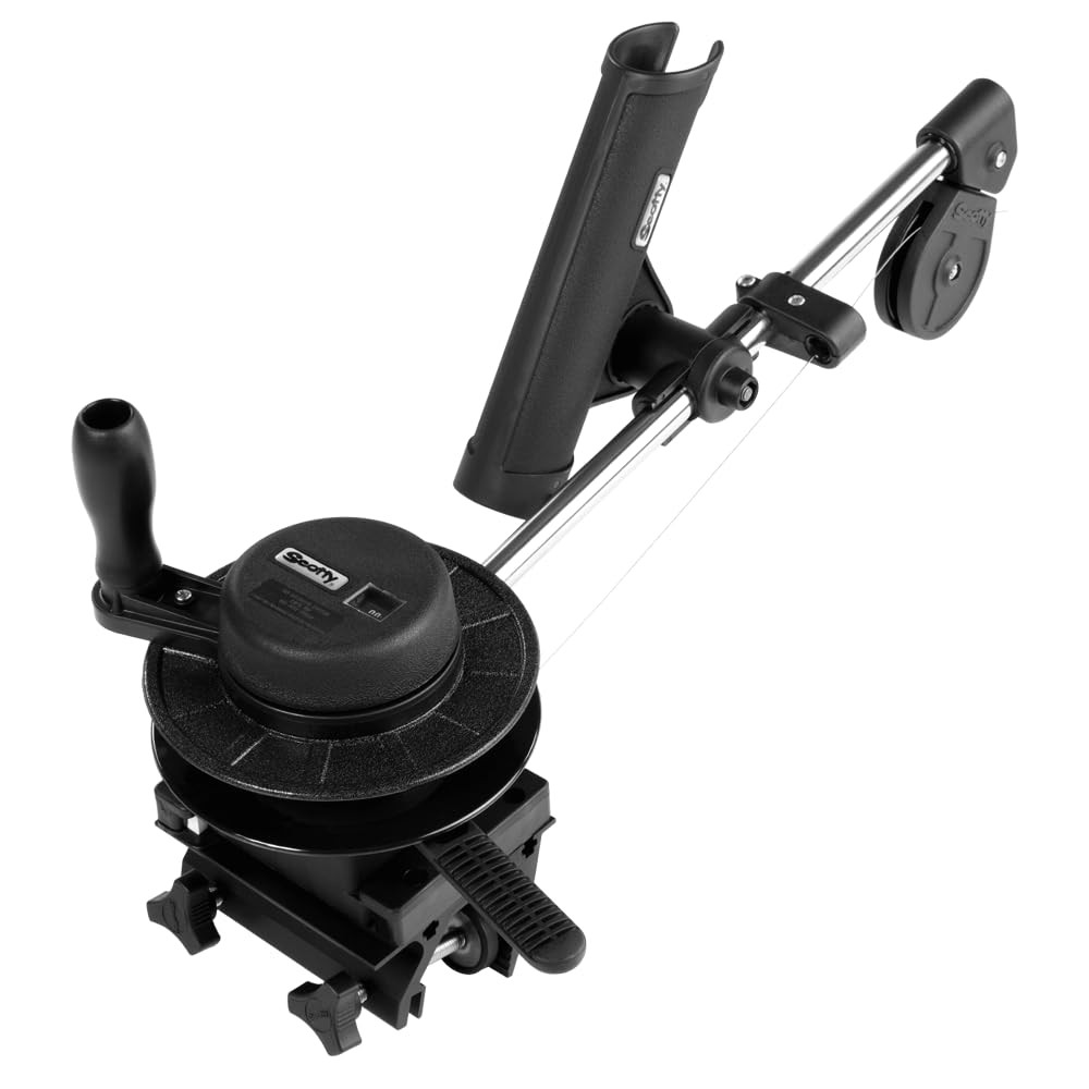 Scotty #1050MP Depthmaster Manual Downrigger, Display Packed w/ Rod Holder & Cla