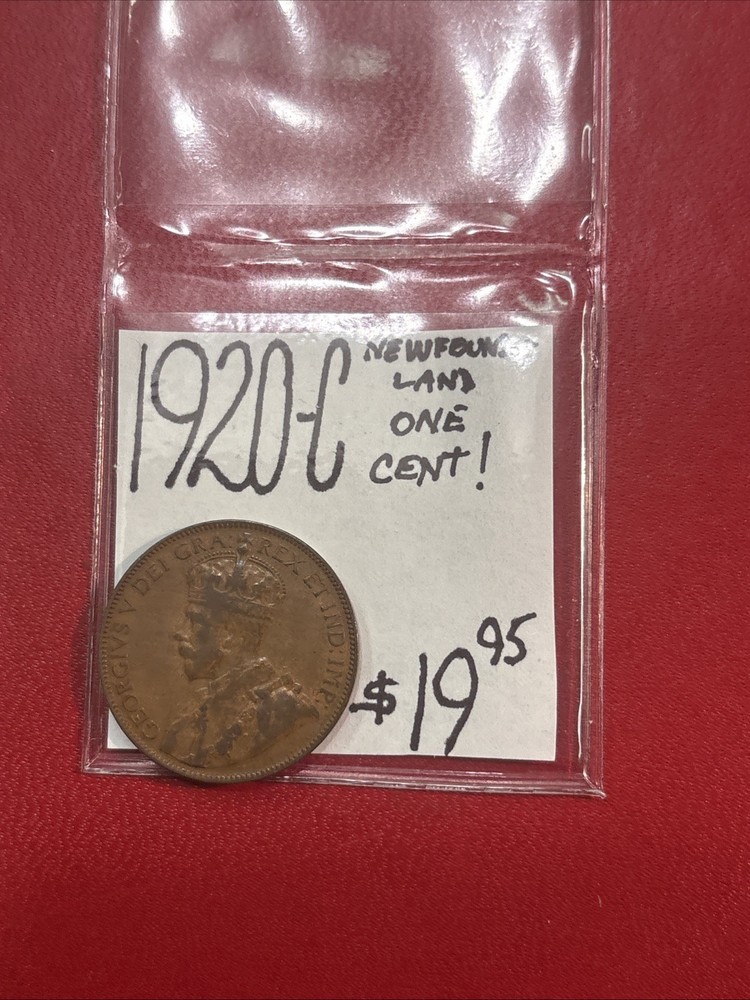 1920-C Newfoundland Large Cent! ENN Coins