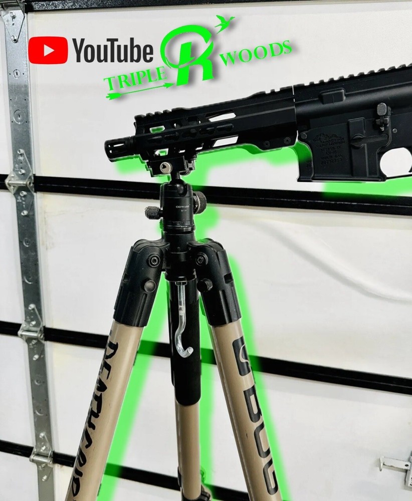 Premium BOG Death Grip Tripod Adapter (3/8 Thread)  With Hook
