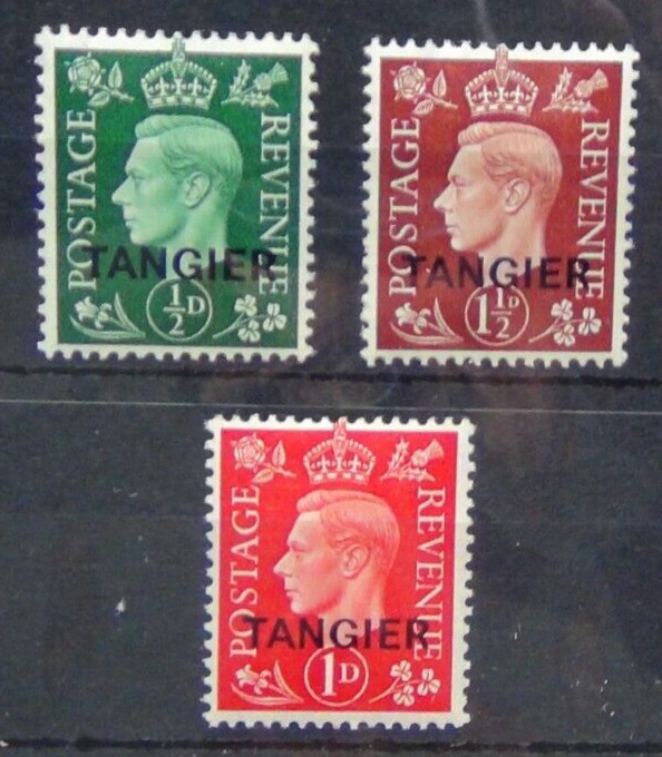 Tangier 1937 King George VI set MM