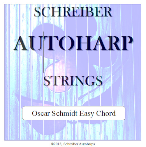 Autoharp String Set for Oscar Schmidt Easy Chord(Kid's Size-18 Strings)