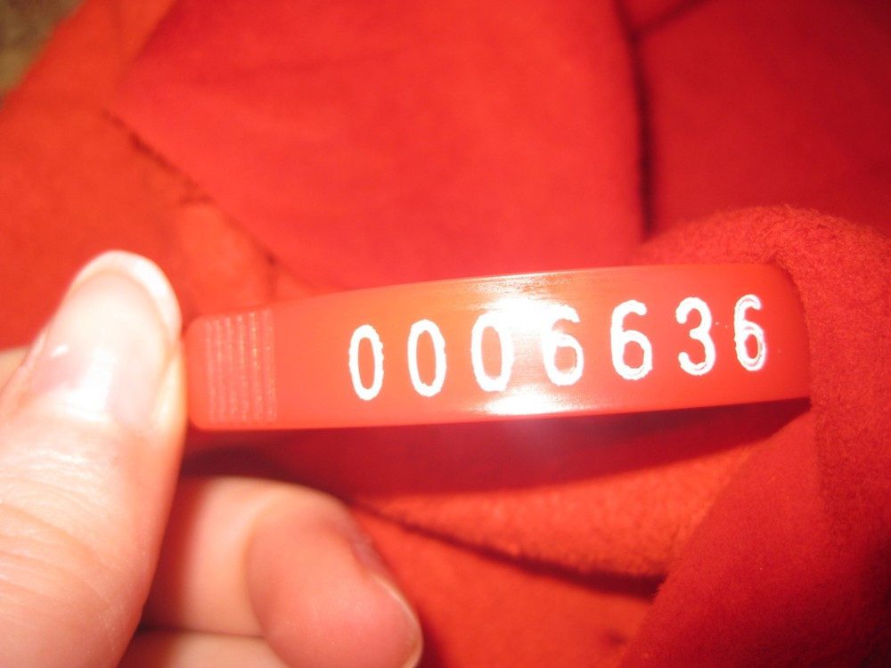 Red Suede Deer Leather #0006636 Row J