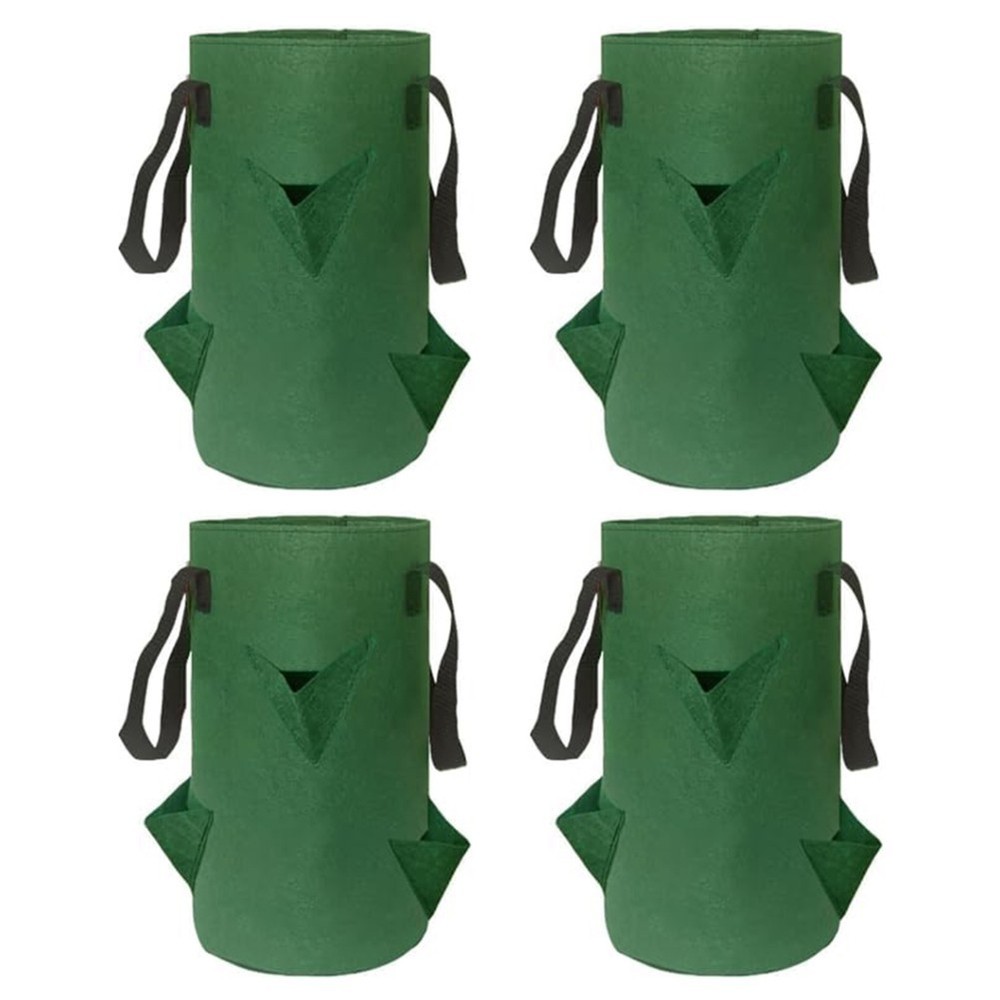 Flexible Gardening Solution NonWoven Vegetable Planters with 3 Pockets