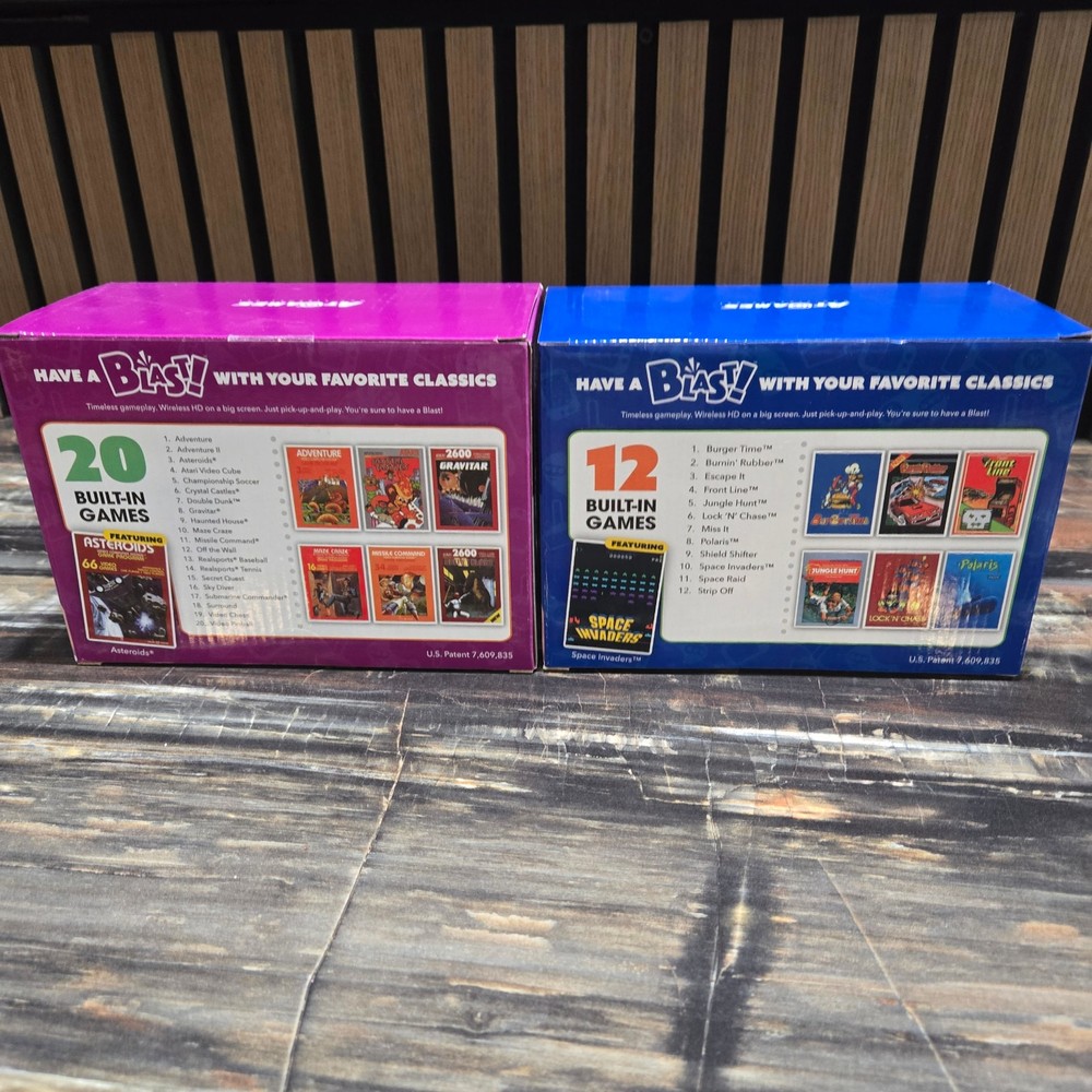 New Unopened Atari Flashback Blast Consoles Set Of 2 As Shown