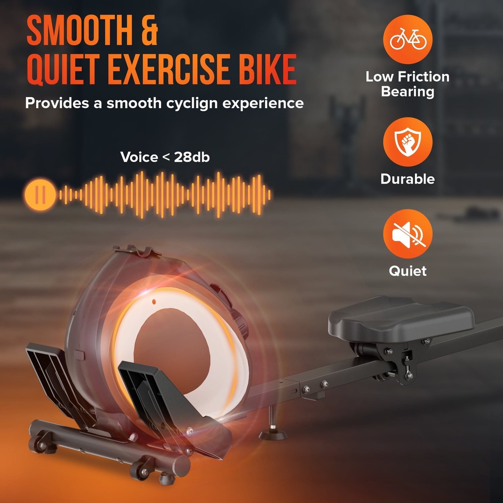 Magnetic Rowing Machine Workout Equipment for Home Gym