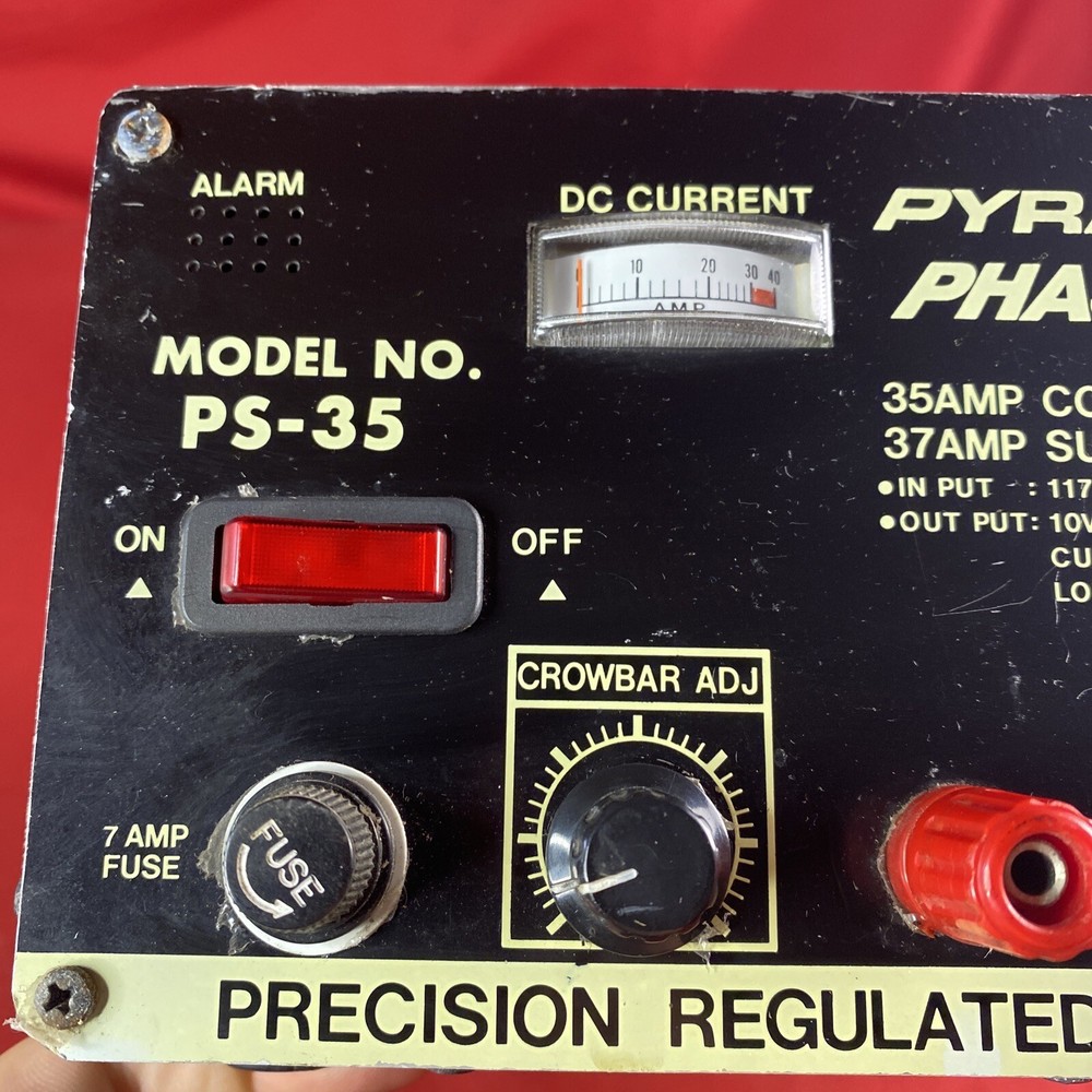 Pyramid Phase III (Model PS-35) Precision Regulated DC Power Supply - Untested!