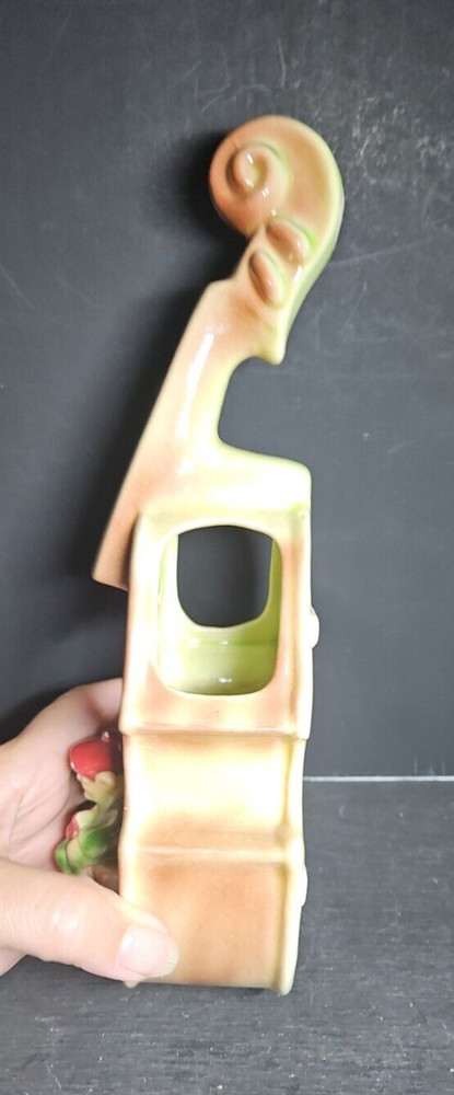 MCM Violin Elf Wall Pocket vase