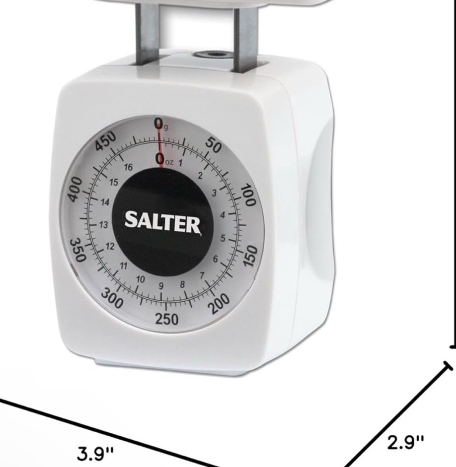 Salter Mechanical Diet Scale (White, 1-Pound)