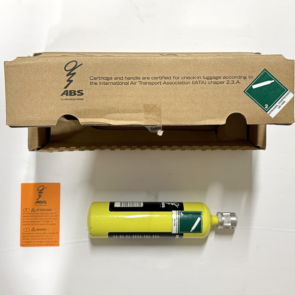 ABS Avalanche Airbag Activation Unit Nitrogen Cylinder (NO Pull Handle)