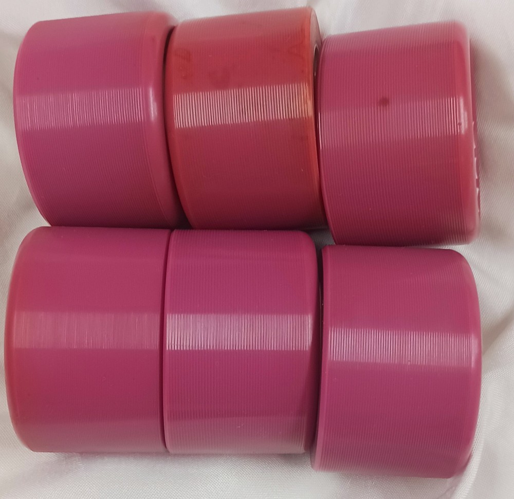 LABEDA JAMMER MAROON 60MM 90A SKATEBOARD WHEELS 6 TOTAL READ