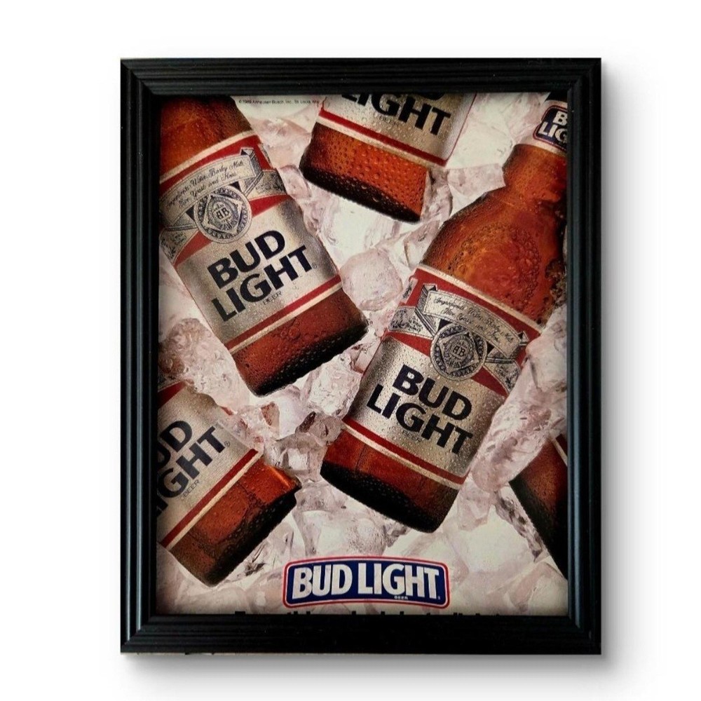 1989 Budweiser Beer Everything Else... Framed 8x10 ORIGINAL Advertisement