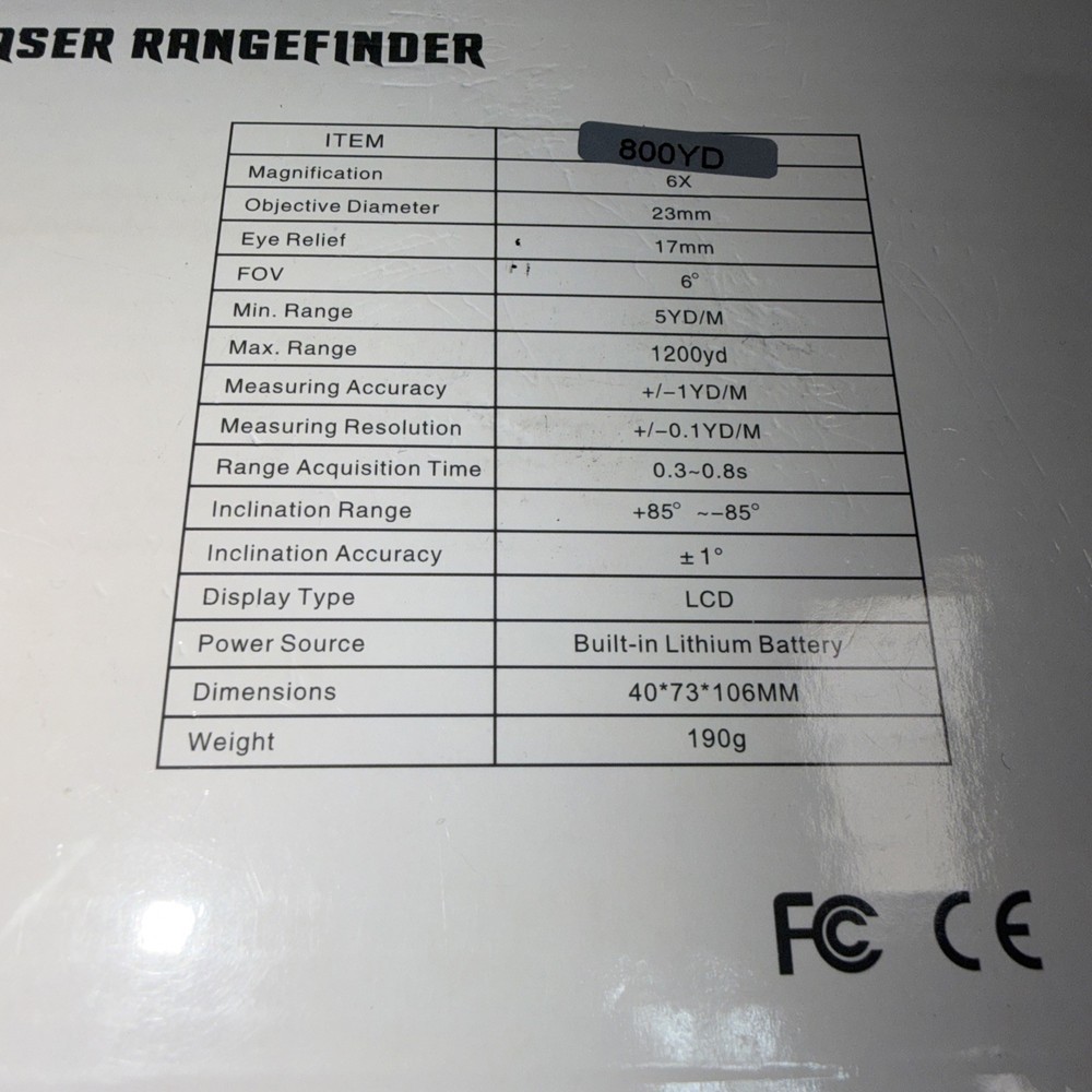 Golf Laser Range Finder New Inbox