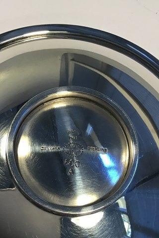 Georg Jensen Sterling Silver Flat Bowl Pyramide No 600 A